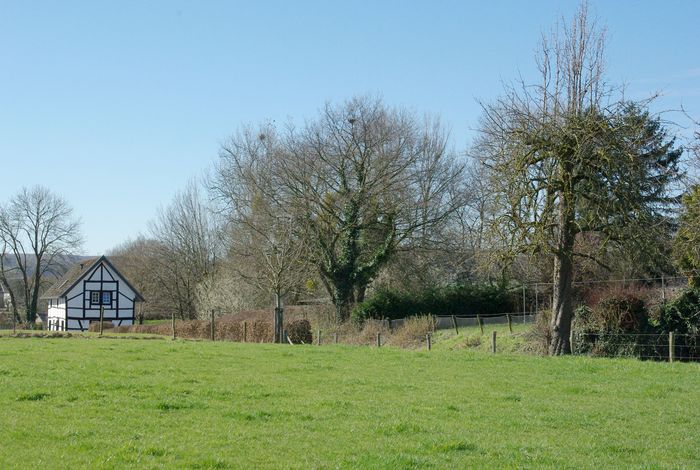 half-timbered house