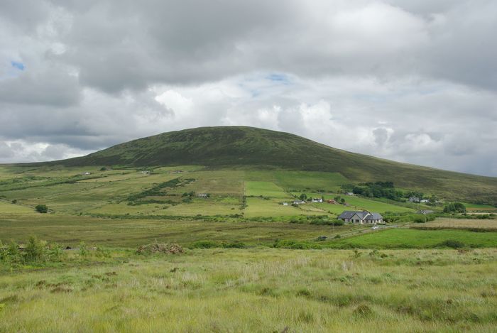 landschap met berg