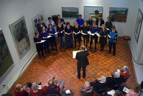 het Wim Egz Ensemble zingt het Indian Requiem