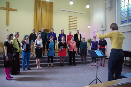 Wim Egz Ensemble in the Singelkerk, Utrecht