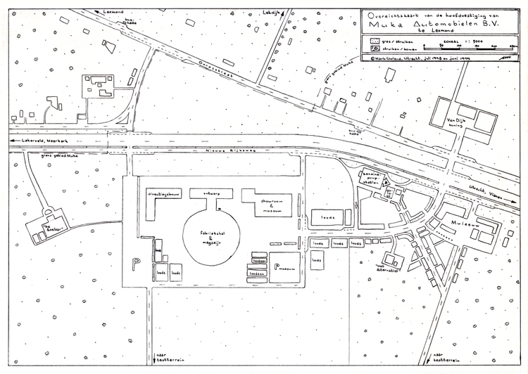 Plattegrond van Muka in Lexmond