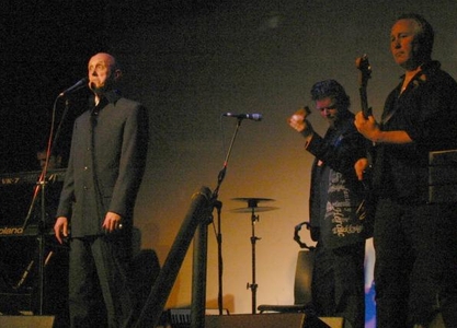 Michael Ward-Bergeman, Judge Smith, René van Commenée and John Ellis in Cobden Club in London, 6 May 2005