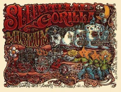 Een poster voor een Sleepytime Gorilla Museum concert in 2006