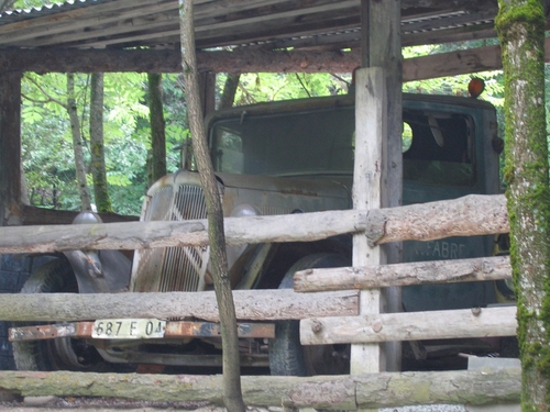 old Citroën at the camping