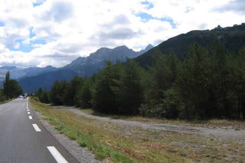 weg naar Barcelonnette