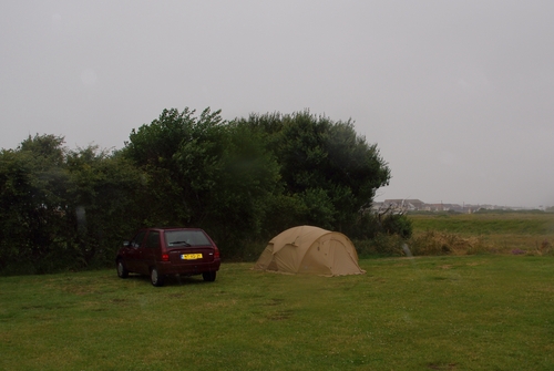 our tent in Normans Bay