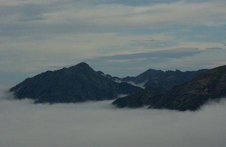 mountains along the pass