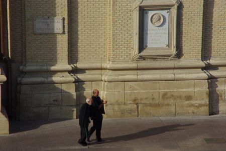 priest in the square