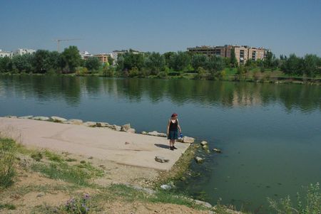 Laura at the Ebro