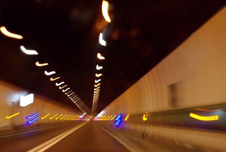 in de Mont Blanctunnel