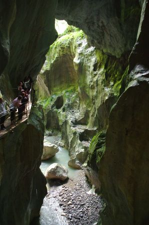 view of the ravine