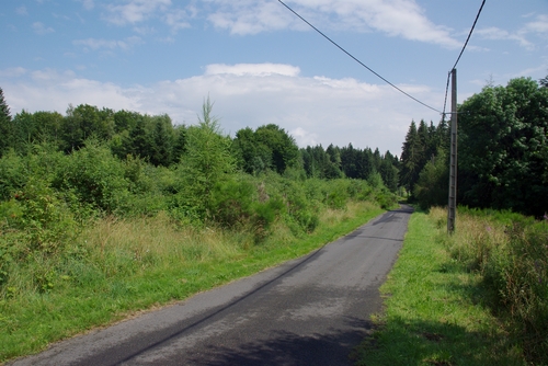 de weg naar ons huisje