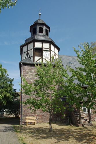 half-timbered church