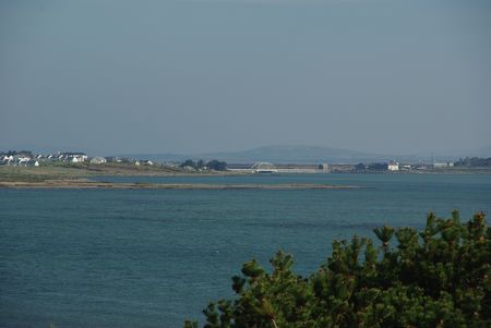 zicht op de brug bij Achill Sound