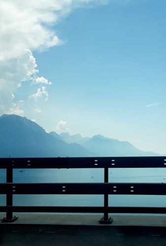 water and mountains