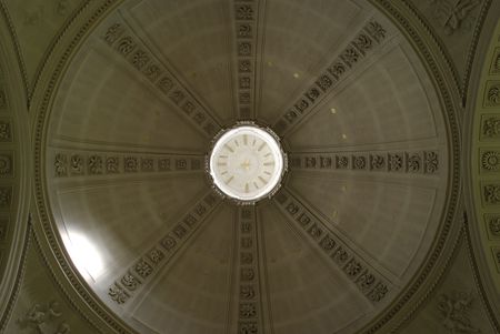 dome in the roof of a church